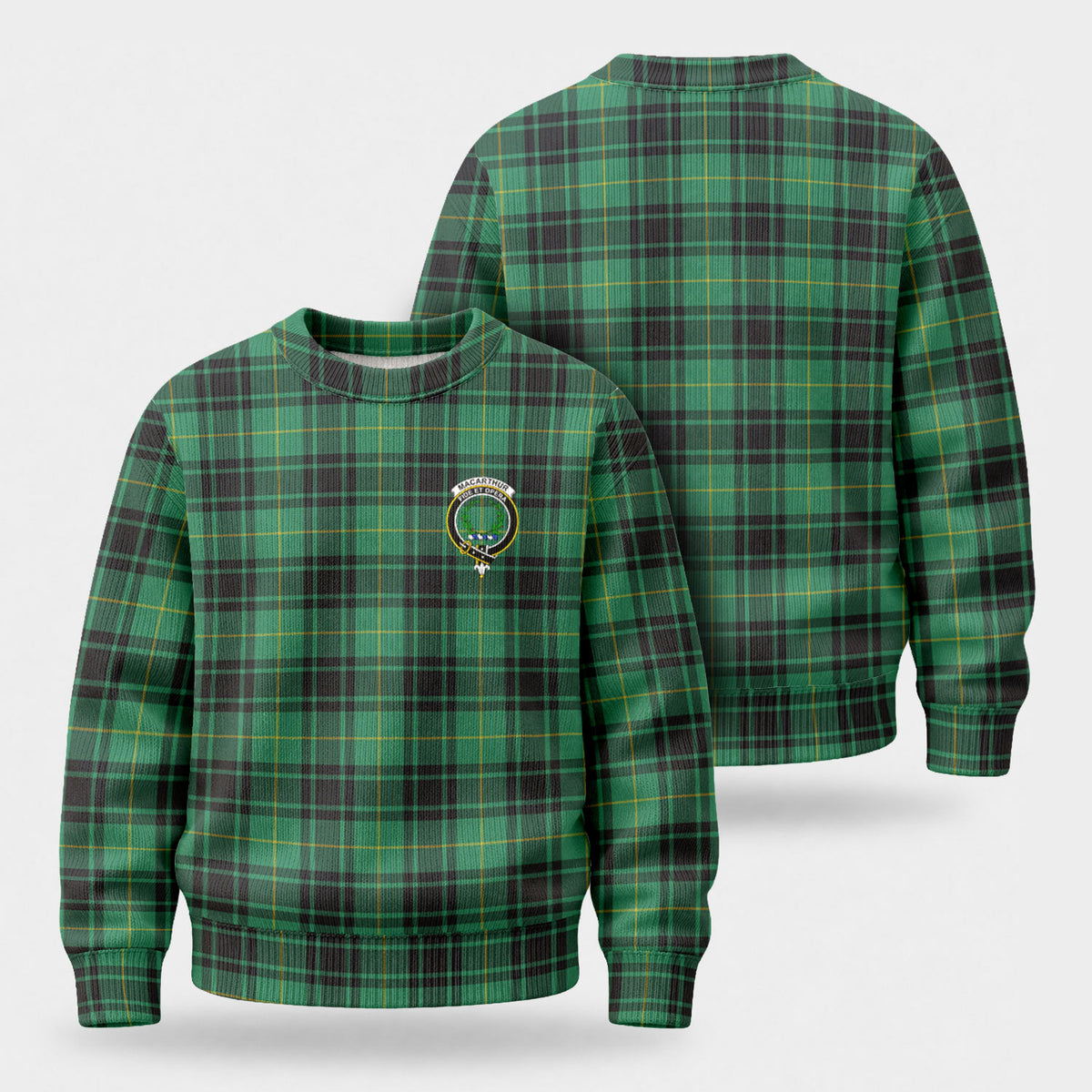 MacArthur Ancient Tartan Crest Sweater