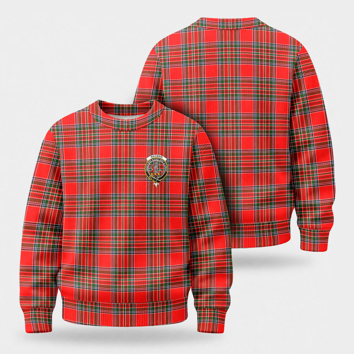 MacBain Tartan Crest Sweater