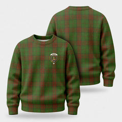 Maxwell Hunting Tartan Crest Sweater