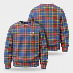McBeth Modern Tartan Crest Sweater