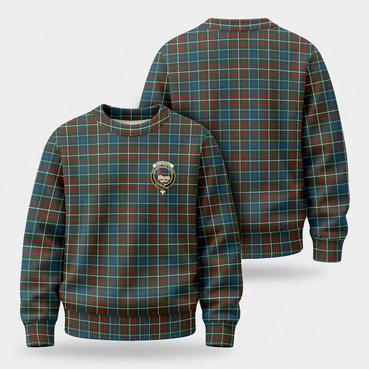 McConnell Tartan Crest Sweater