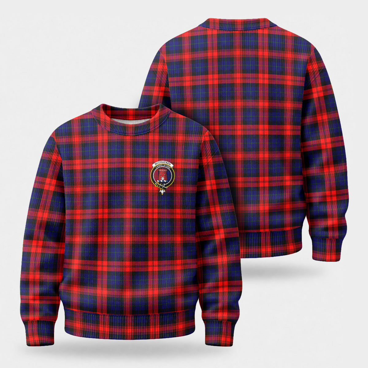 McCracken Tartan Crest Sweater