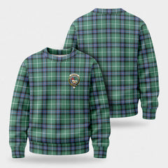 McDonald of the Isles Hunting Ancient Tartan Crest Sweater