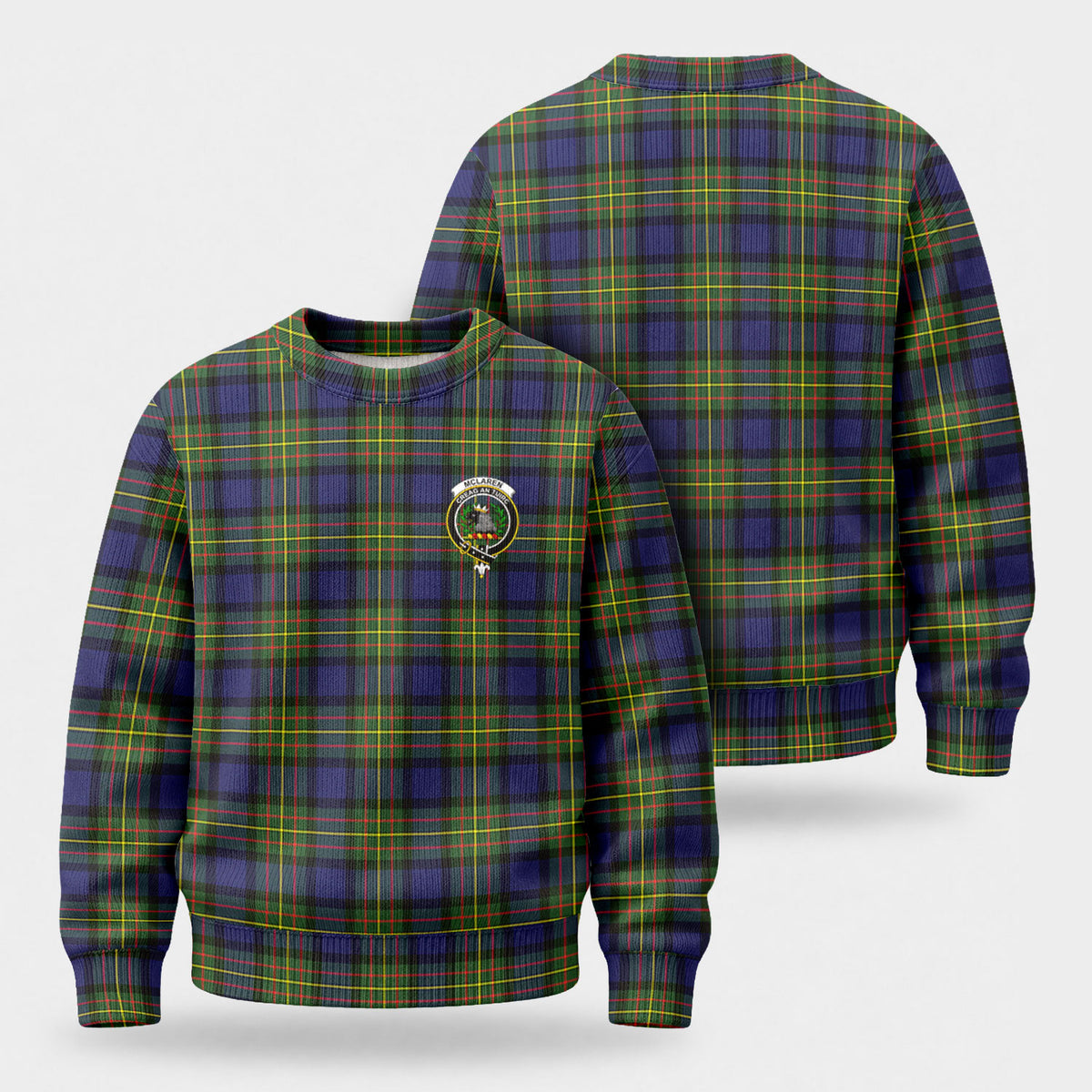 McLaren Modern Tartan Crest Sweater
