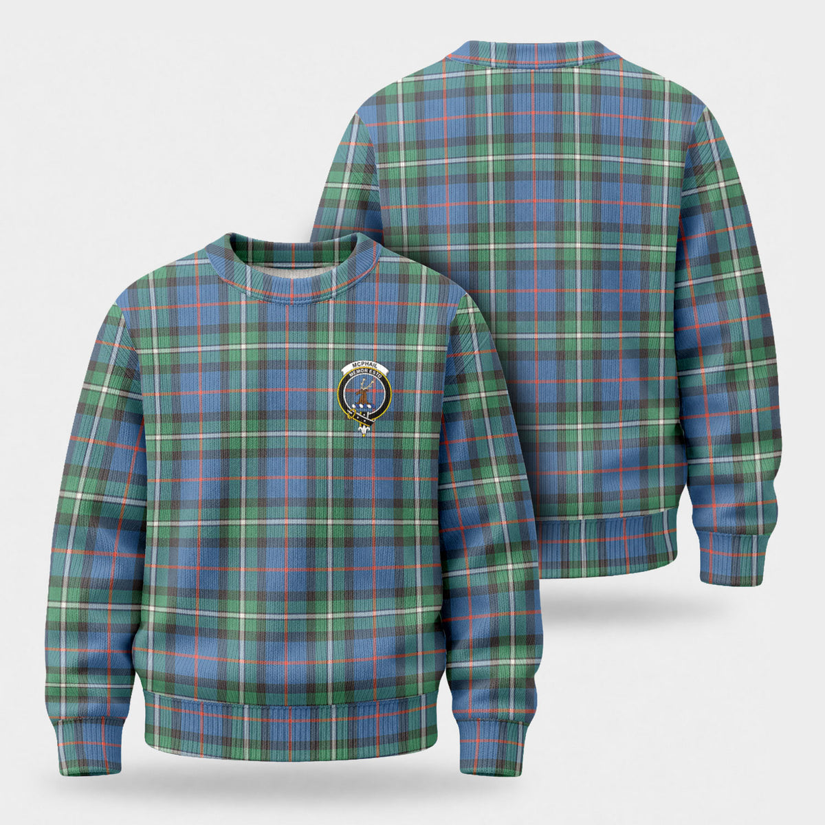 McPhail Hunting Ancient Tartan Crest Sweater