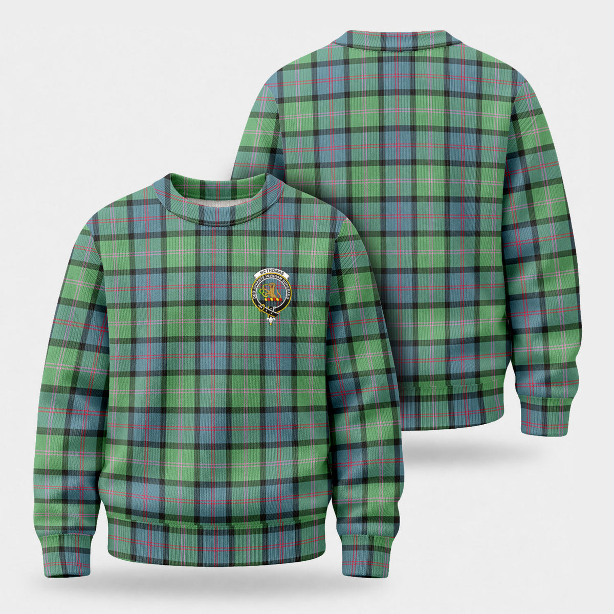 McThomas Ancient Tartan Crest Sweater