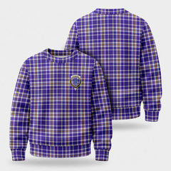 Ochterlony Tartan Crest Sweater