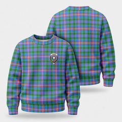 Pitcairn Hunting Tartan Crest Sweater