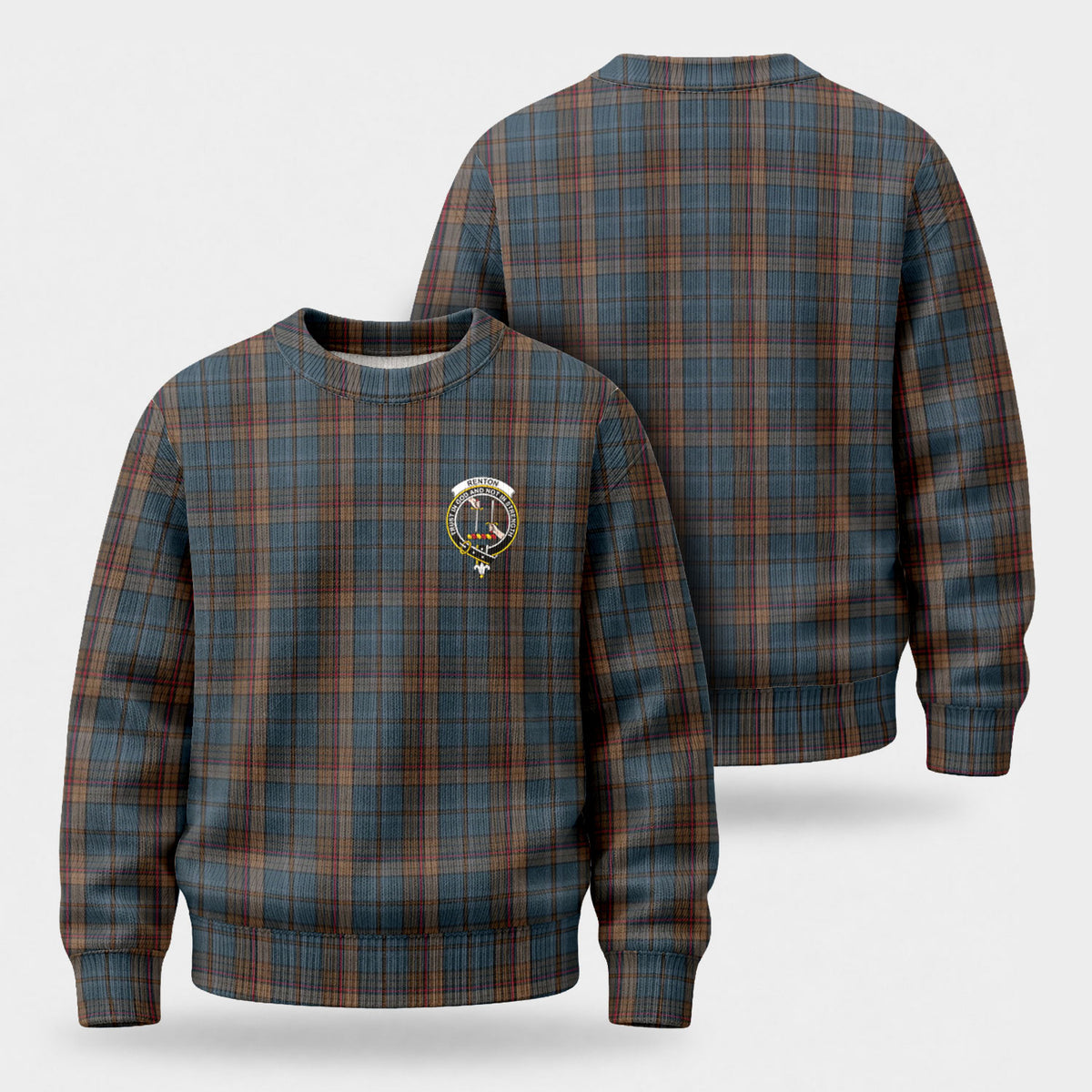 Renton Tartan Crest Sweater