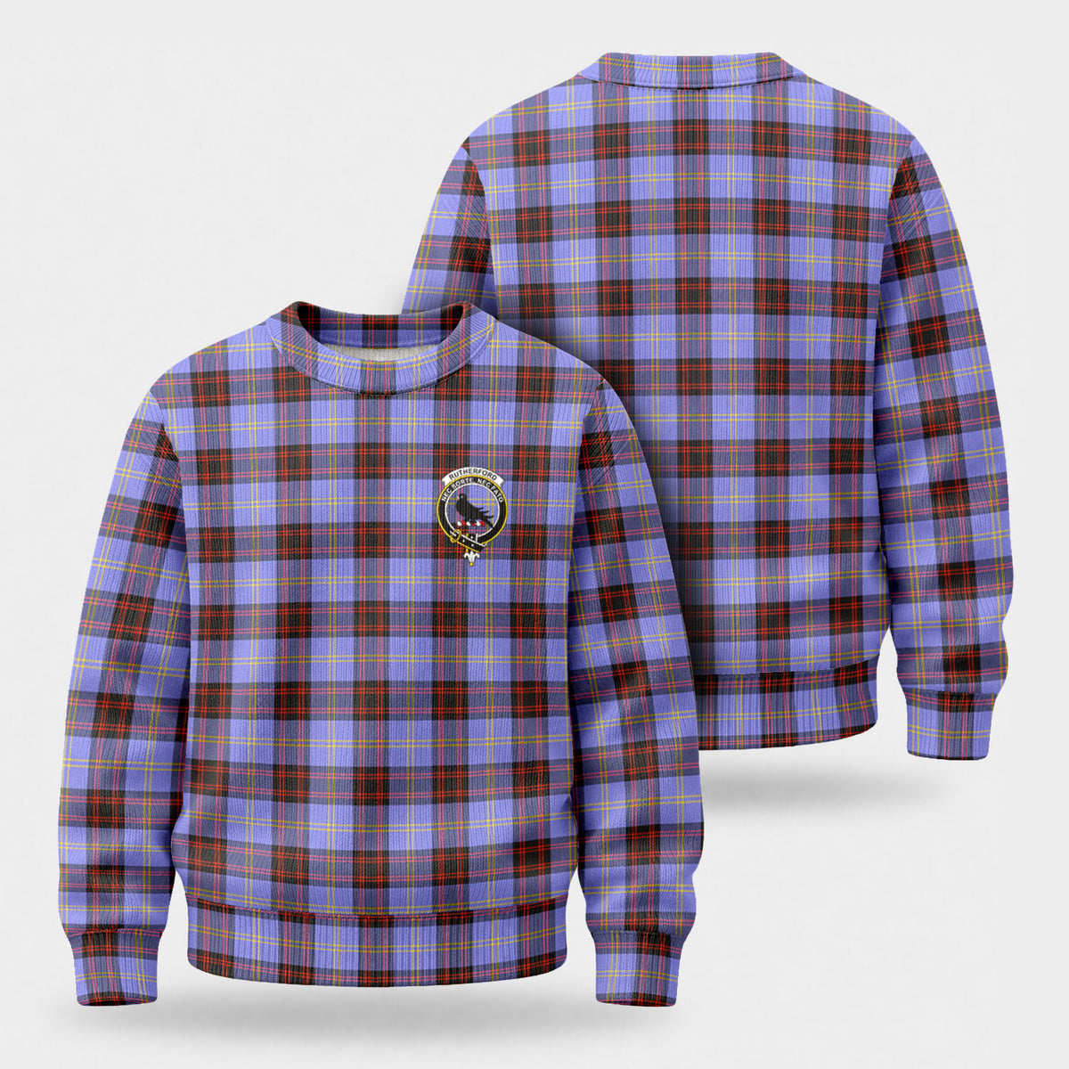 Rutherford Tartan Crest Sweater