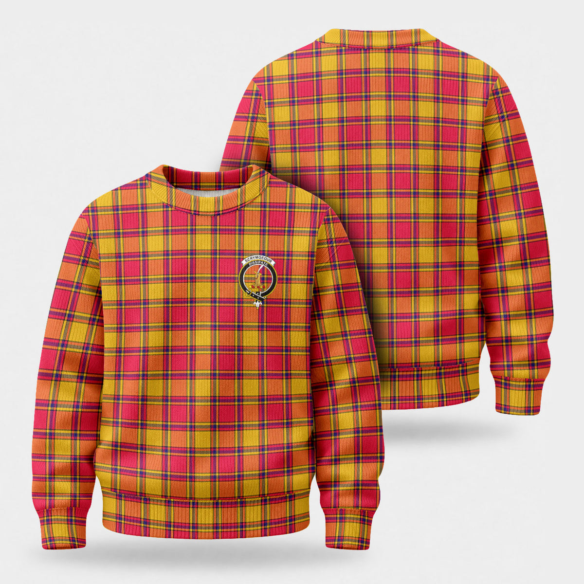 Scrymgeour Tartan Crest Sweater
