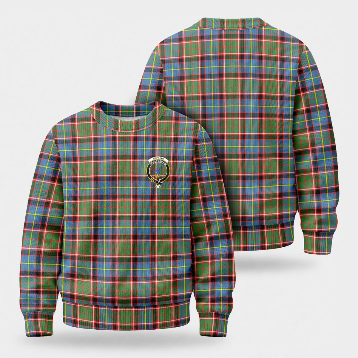 Stirling (of Cadder-Present Chief) Tartan Crest Sweater