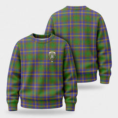 Strang (or Strange) Tartan Crest Sweater