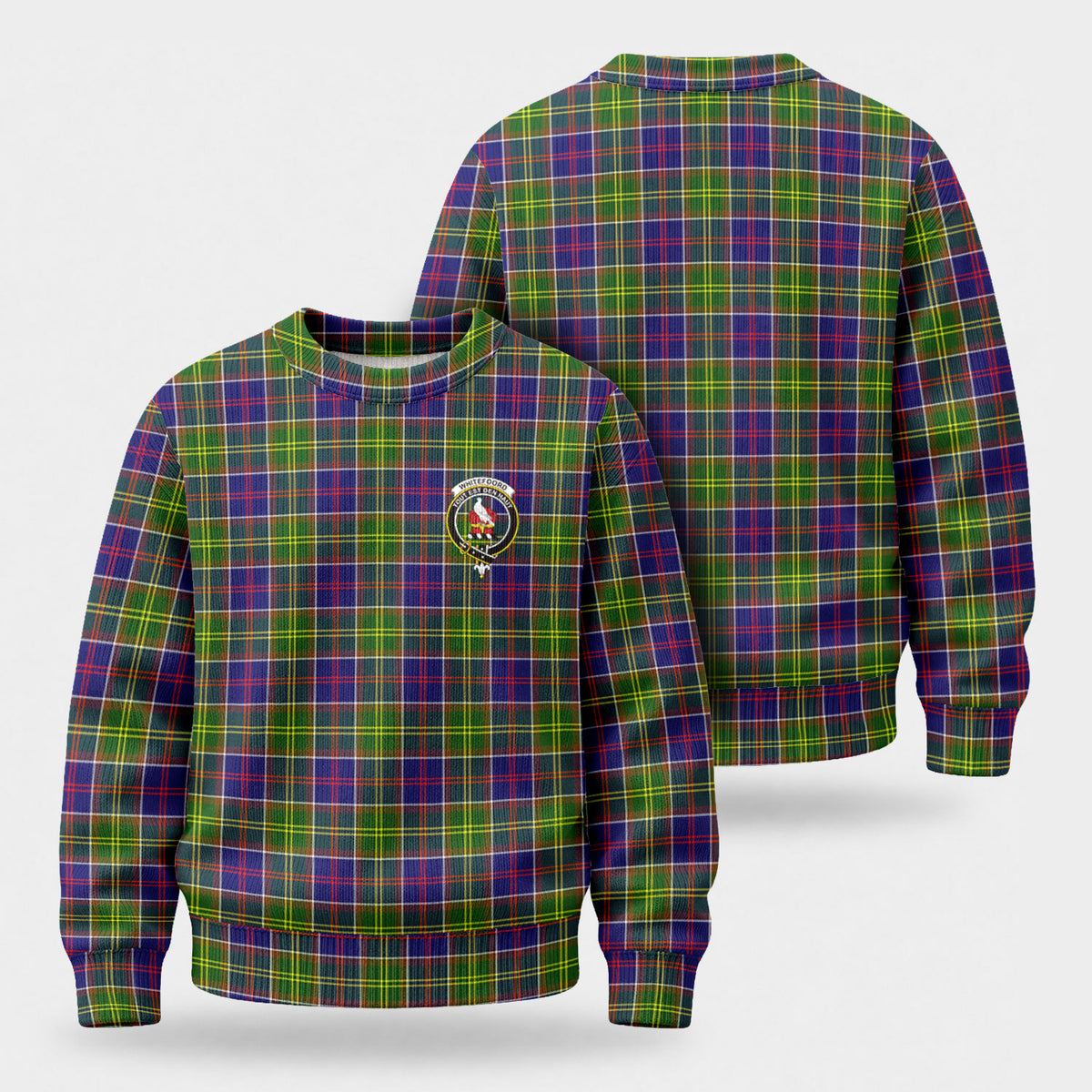 Whitefoord Tartan Crest Sweater