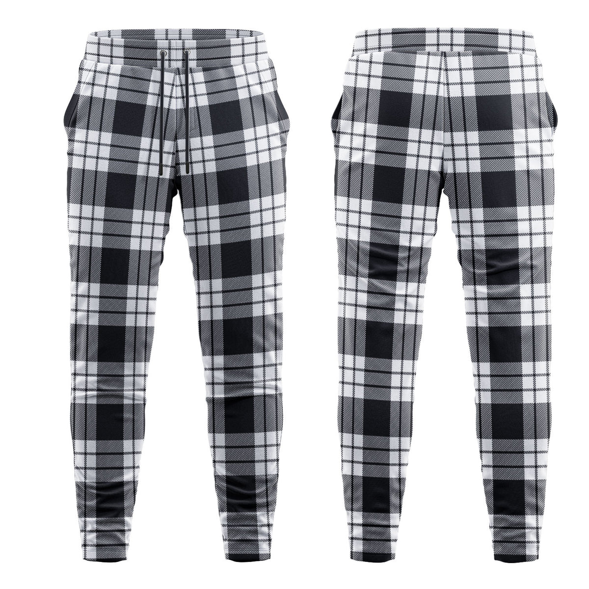 McFarlane Black - White Tartan Sweatpants