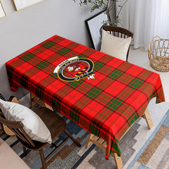 Adair Modern Tartan Crest Tablecloth
