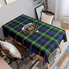Baillie Modern Tartan Crest Tablecloth