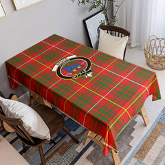 Bruce Modern Tartan Crest Tablecloth