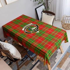 Burnett Ancient Tartan Crest Tablecloth
