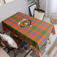 Ross Ancient Tartan Crest Tablecloth