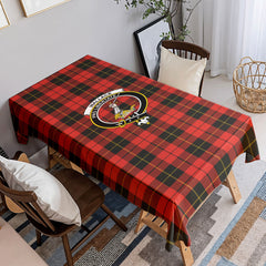 Wallace Weathered Tartan Crest Tablecloth