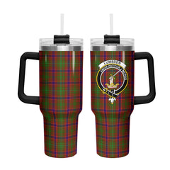 Lumsden Tartan Crest 40 oz Insulated Tumbler with Handle