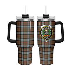 MacLaren Weathered Tartan Crest 40 oz Insulated Tumbler with Handle