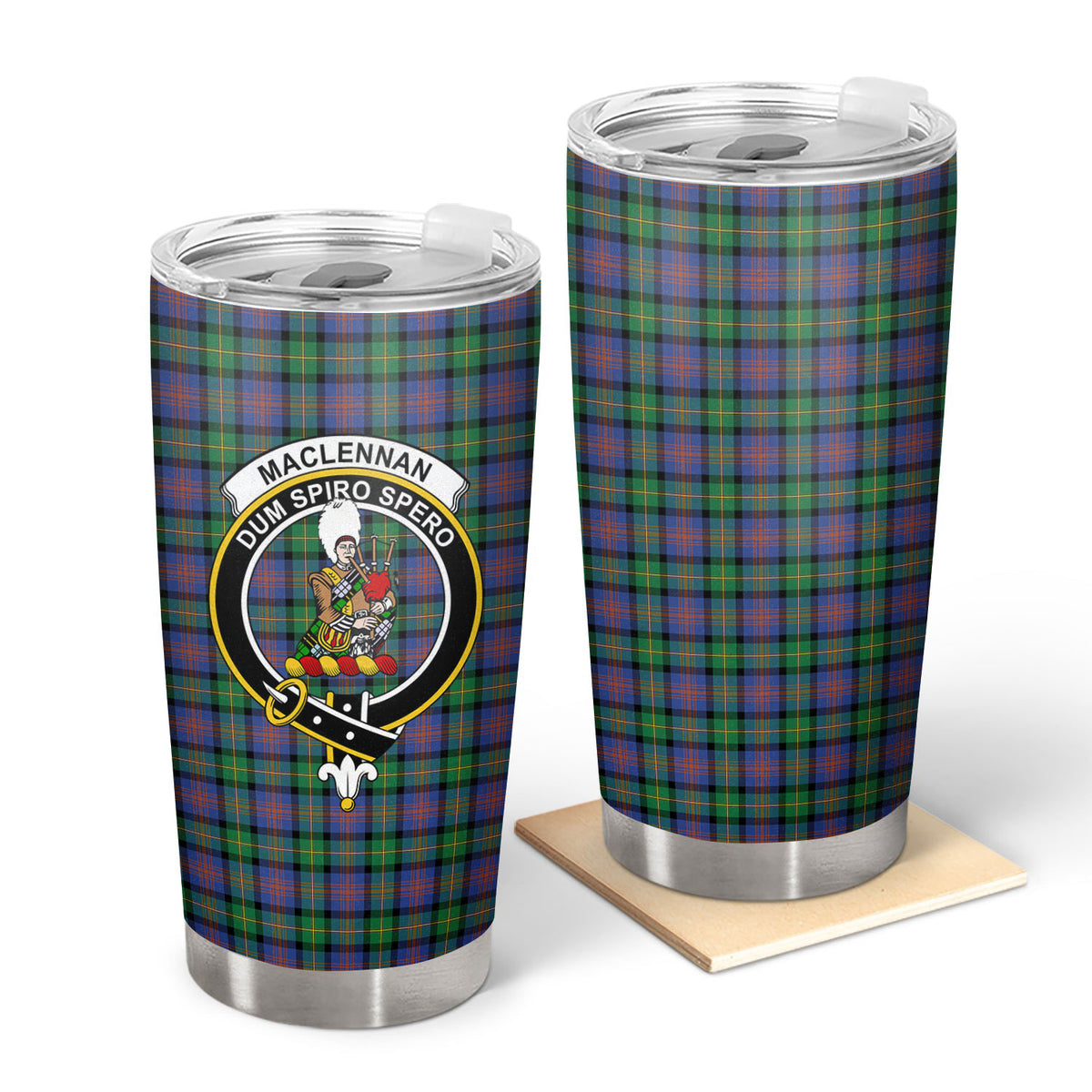 MacLennan Ancient Tartan Crest Tumbler