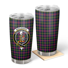 MacLennan Modern Tartan Crest Tumbler