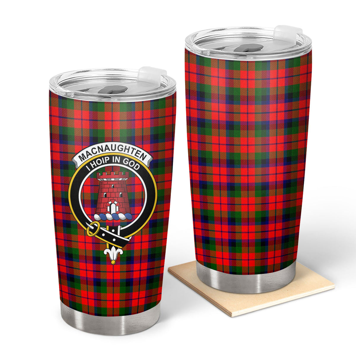 MacNaughten Tartan Crest Tumbler