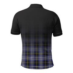Kilmarnock Tartan Crest Polo Shirt - Thistle Black Style
