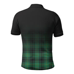 MacArthur Ancient Tartan Crest Polo Shirt - Thistle Black Style