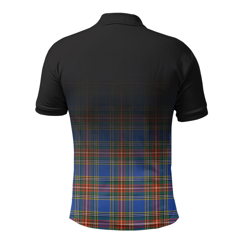 McBeth Ancient Tartan Crest Polo Shirt - Thistle Black Style