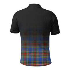 McBeth Ancient Tartan Crest Polo Shirt - Thistle Black Style