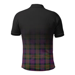 McCrindle Tartan Crest Polo Shirt - Thistle Black Style