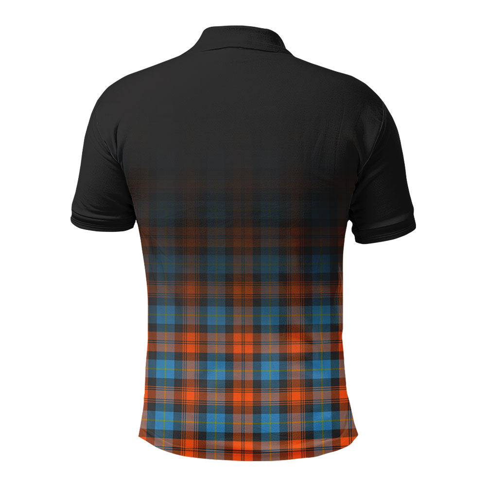 McLachlan Ancient Tartan Crest Polo Shirt - Thistle Black Style