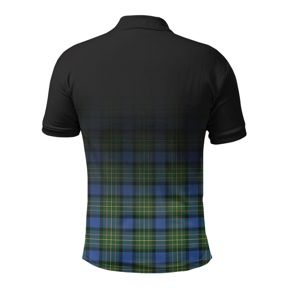 McLaren Ancient Tartan Crest Polo Shirt - Thistle Black Style
