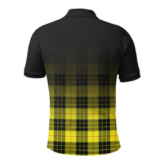 McLeod of Lewis Modern Tartan Crest Polo Shirt - Thistle Black Style