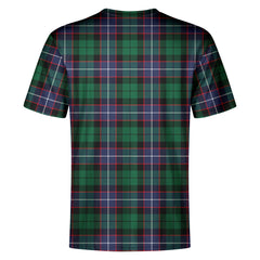 Mitchell Modern Tartan Crest T-shirt