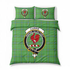 Currie Tartan Crest Bedding Set