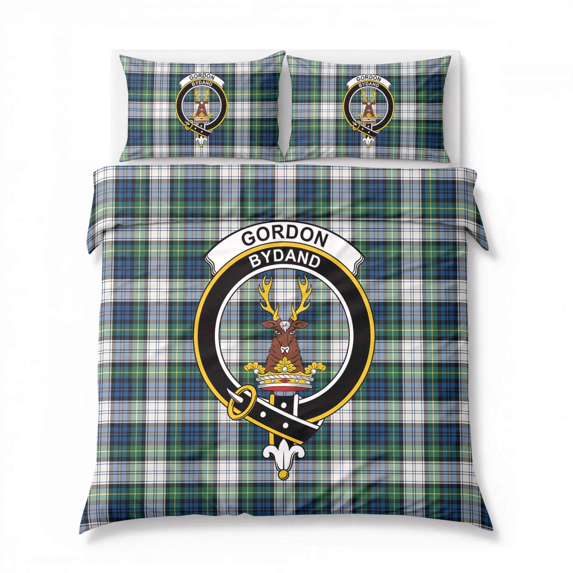 Gordon Dress Ancient Tartan Crest Bedding Set