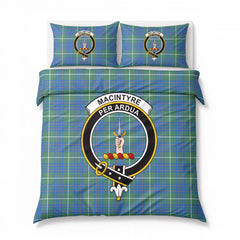 MacIntyre Hunting Ancient Tartan Crest Bedding Set