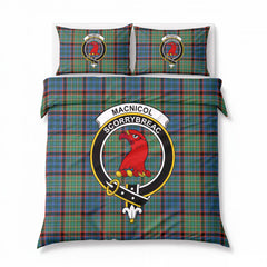 MacNicol Hunting Ancient Tartan Crest Bedding Set