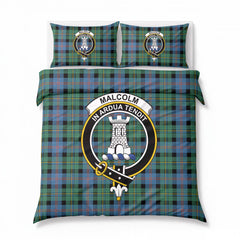 Malcolm Ancient Tartan Crest Bedding Set