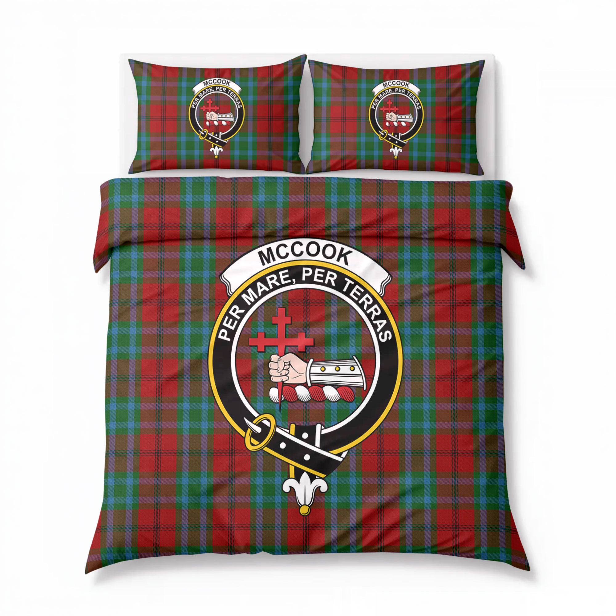 McCook Tartan Crest Bedding Set