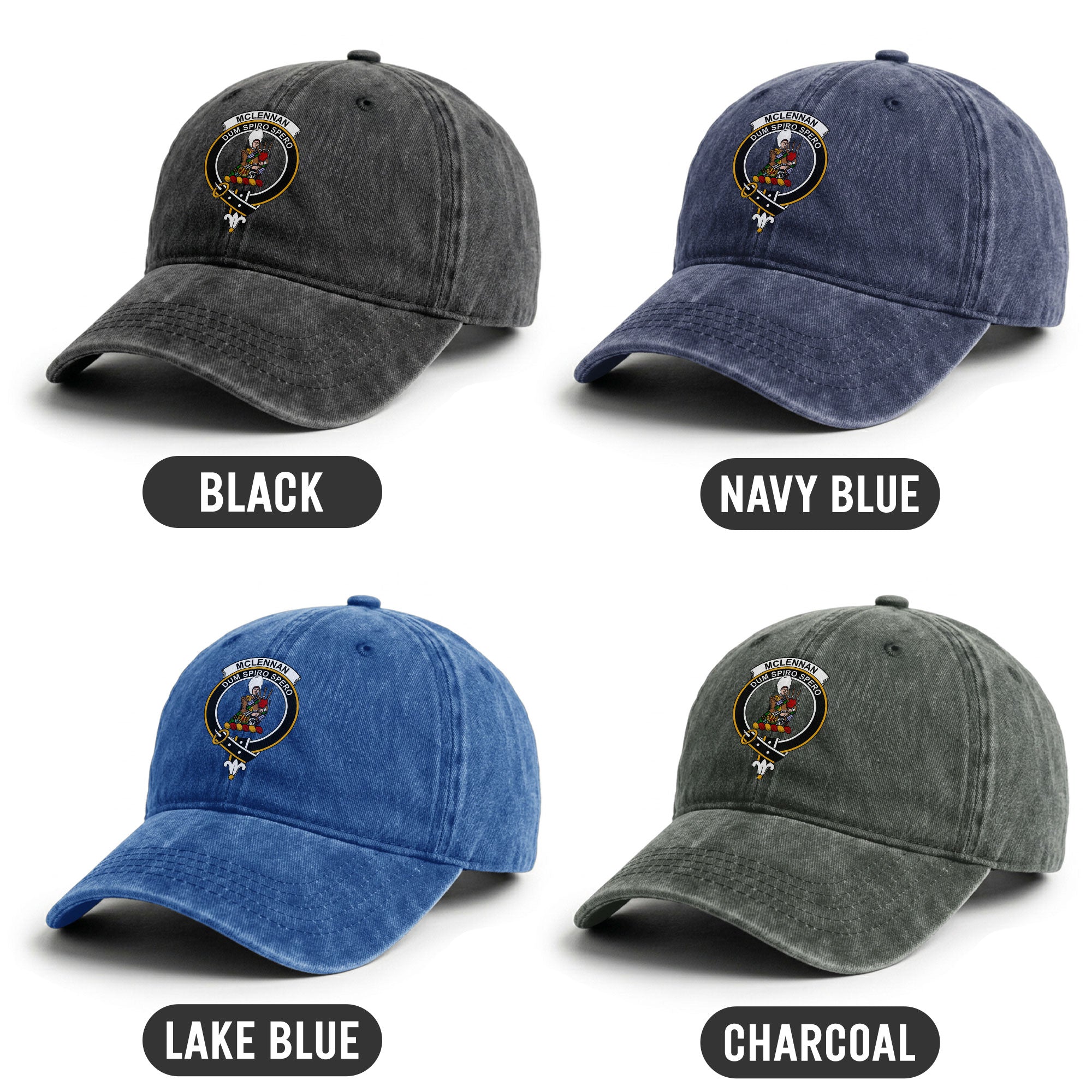 McLennan Crest Washed Classic Cap