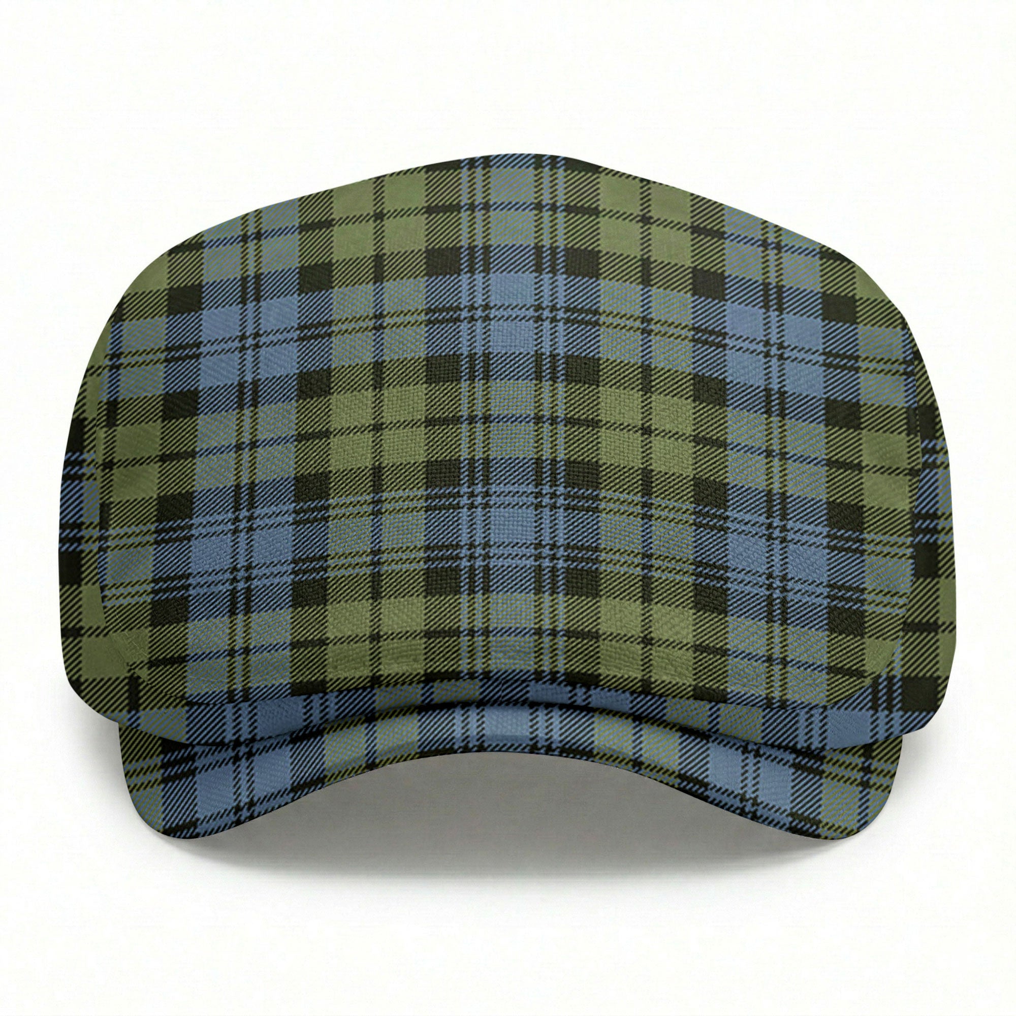 Campbell Faded Tartan Flat Caps