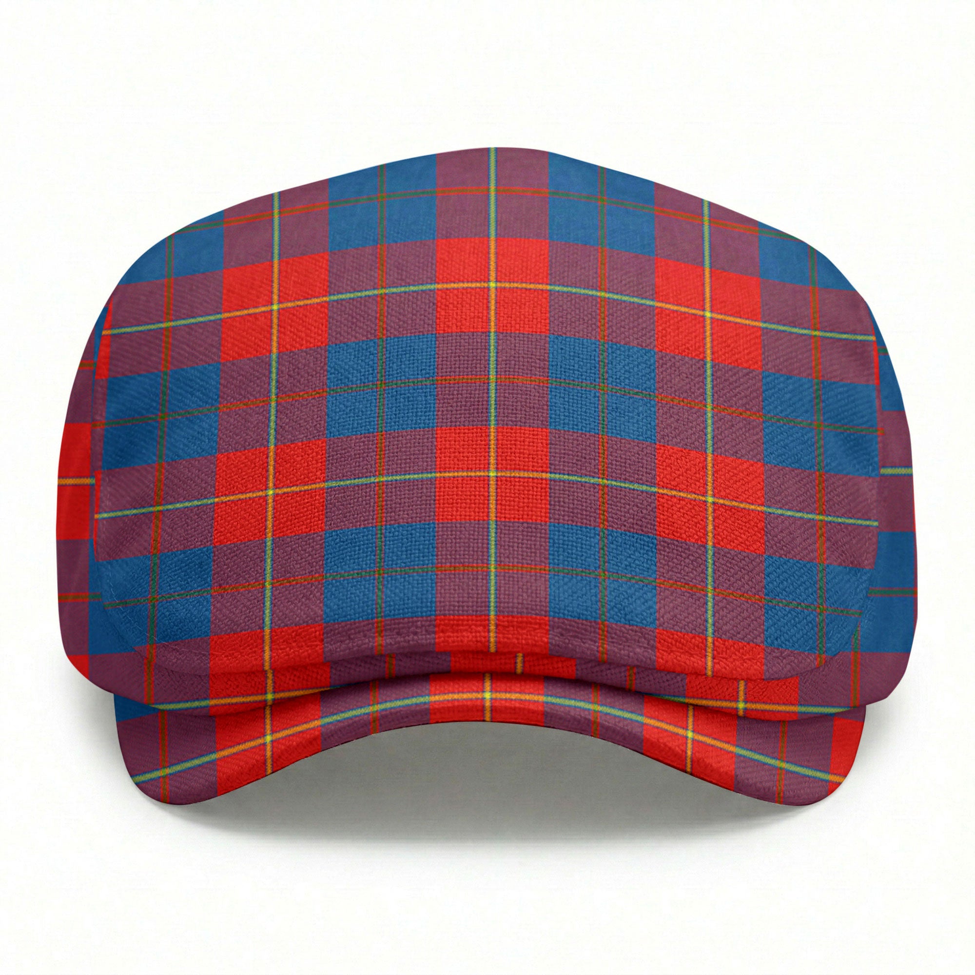 Galloway Red Tartan Flat Caps