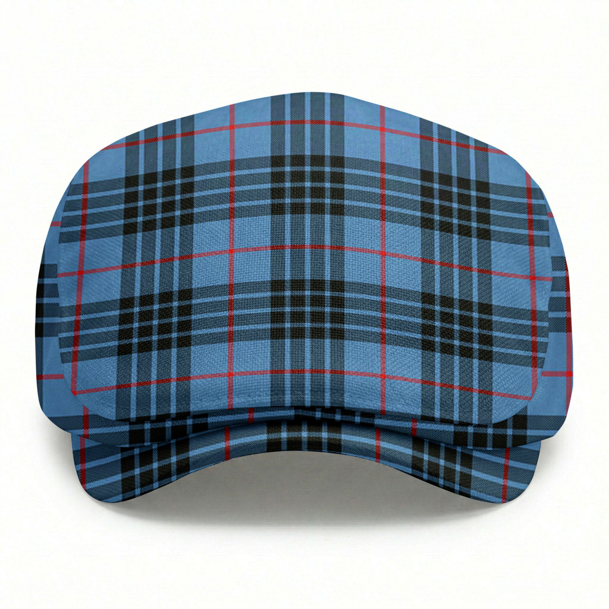 MacKay Blue Tartan Flat Caps