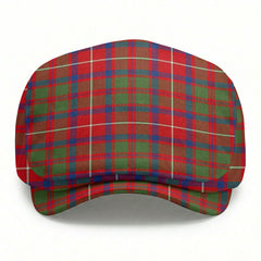 Shaw Red Modern Tartan Flat Caps